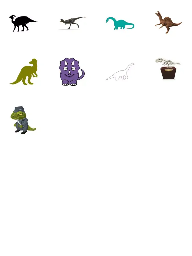 Ảnh chụp màn hình của Dinosaur Sticker Pack! iPad 