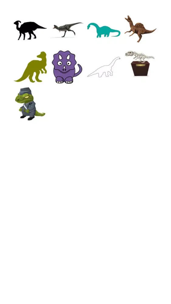 Ảnh chụp màn hình của Dinosaur Sticker Pack!