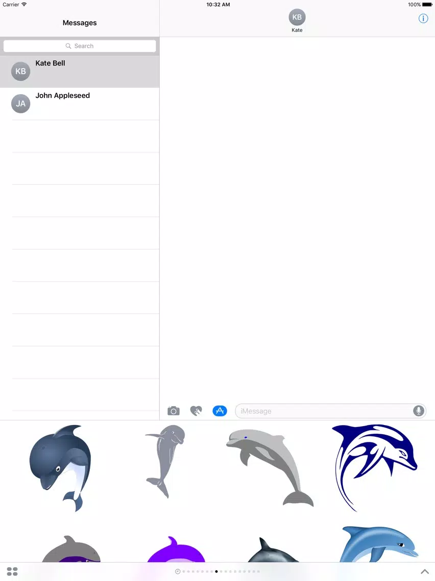 Dolphin Sticker Pack iPad  スクリーンショット