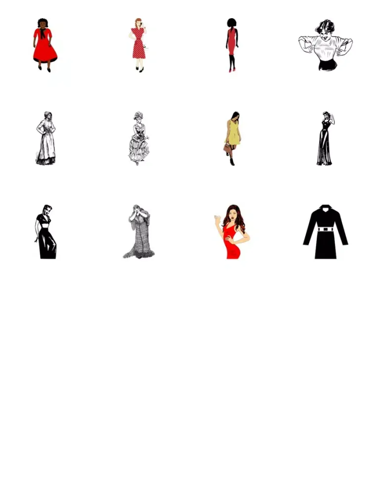 Capturas de tela do More Dresses Sticker Pack! iPad 