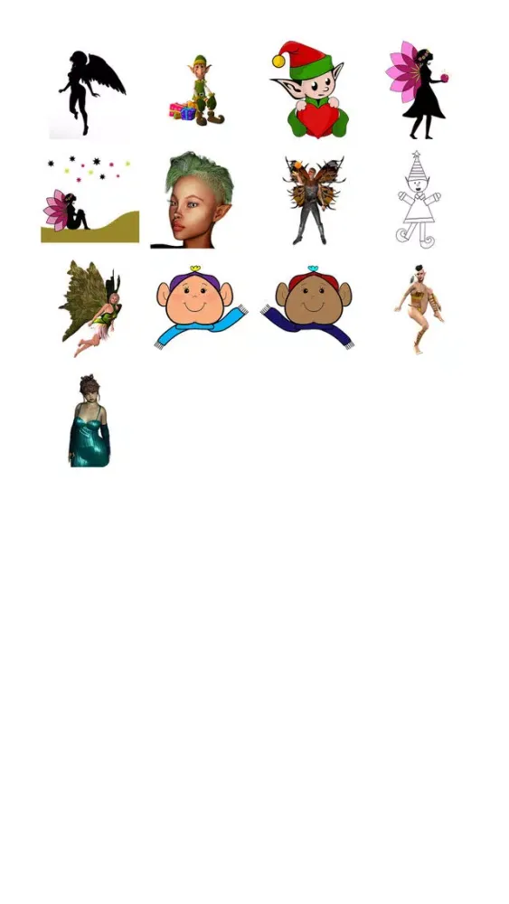 Tangkapan layar Elf Sticker Pack!