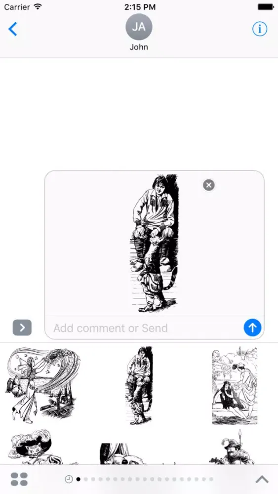 Capturas de tela do Fairy Tales Sticker Pack