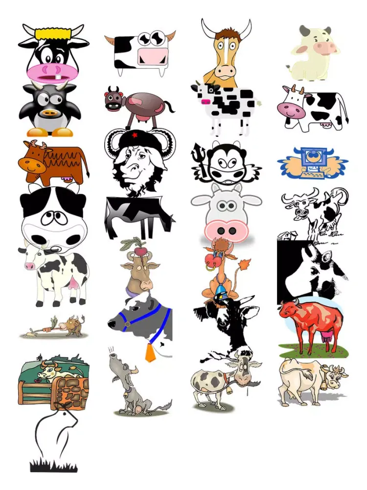 Capturas de pantalla de Farm Cows Four Sticker Pack iPad 
