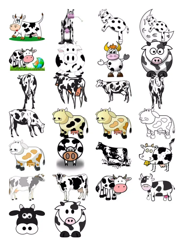Farm Cows One Sticker Pack iPad  스크린샷