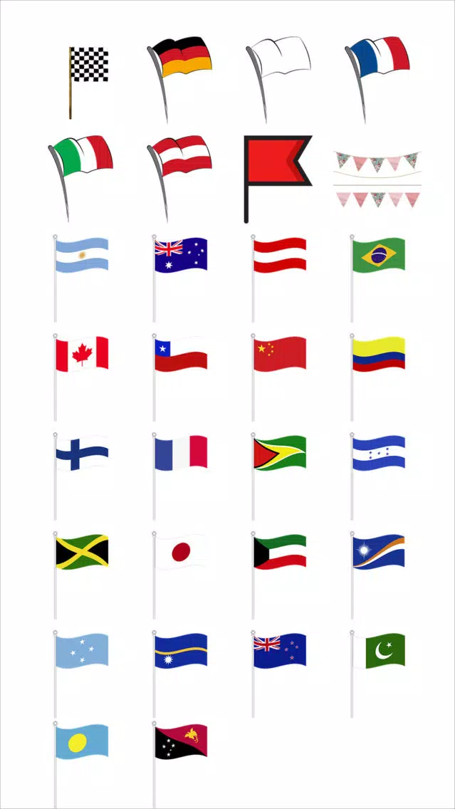 Flag Sticker Pack! سکرین شاٹس