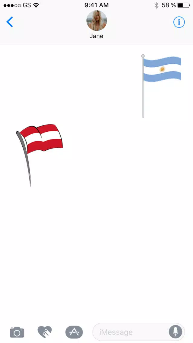 Flag Sticker Pack! سکرین شاٹس