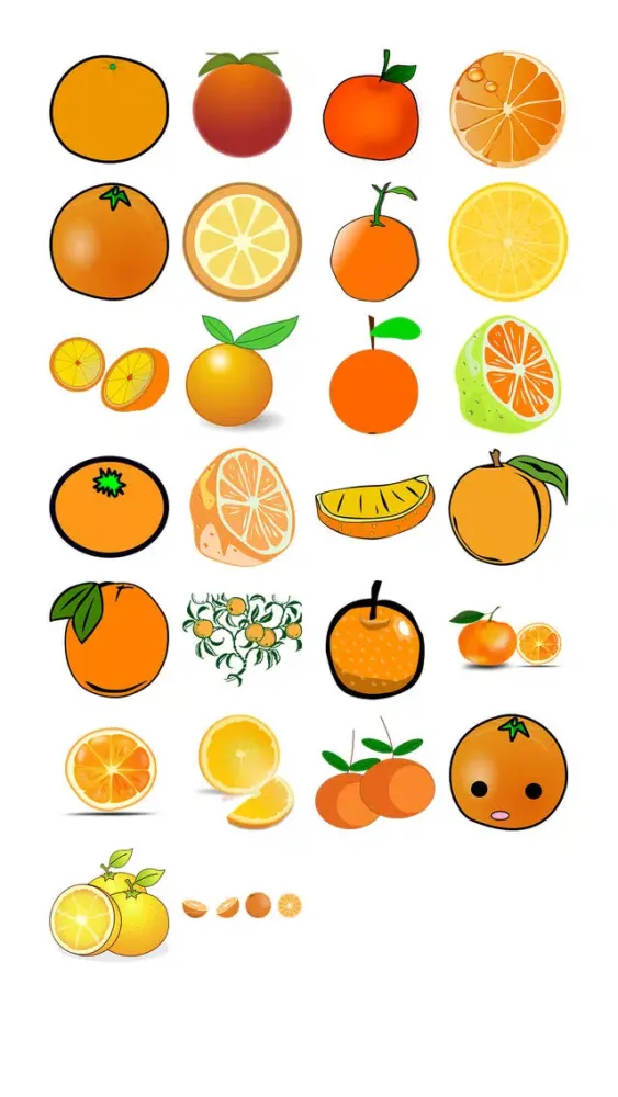 Fresh Oranges Sticker Pack スクリーンショット