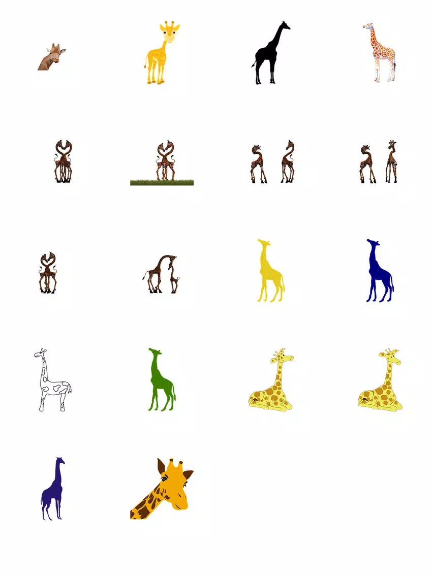 Giraffe Two Sticker Pack iPad  スクリーンショット