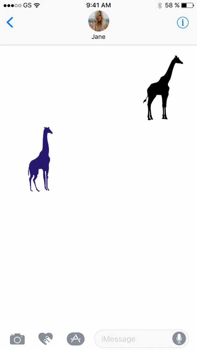 Giraffe Two Sticker Pack スクリーンショット