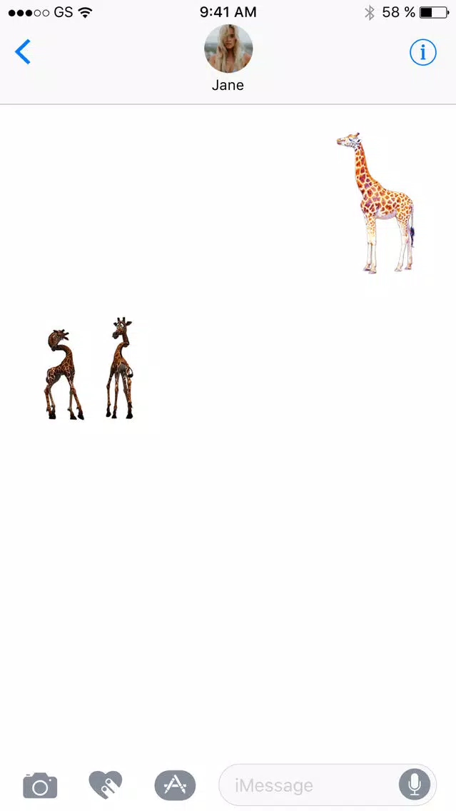 Giraffe Two Sticker Pack スクリーンショット