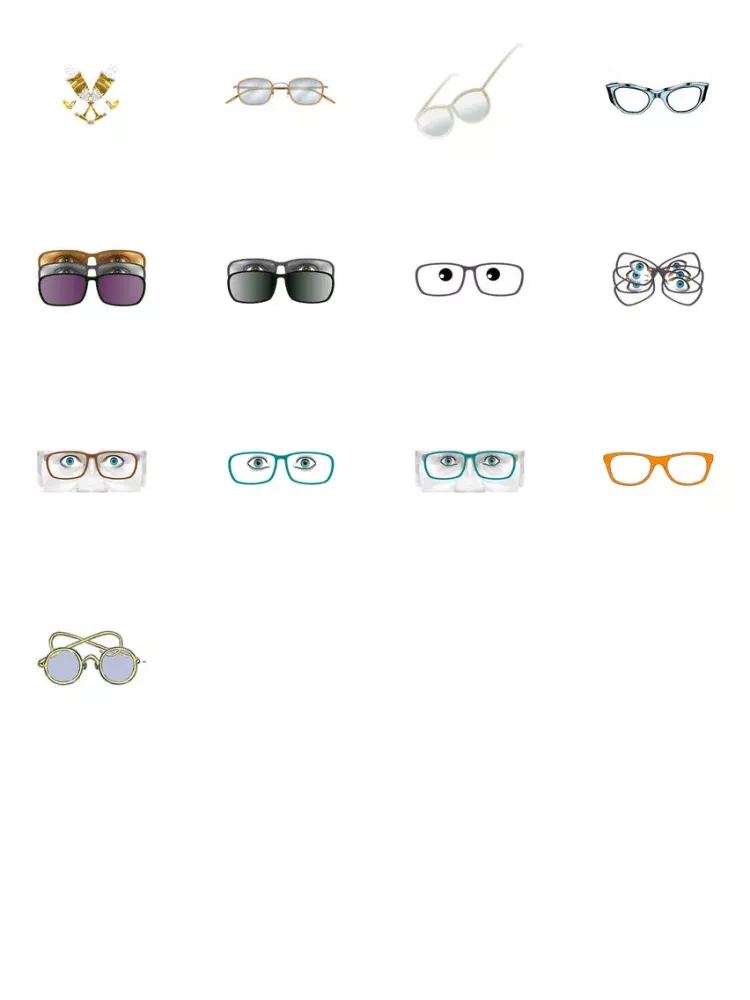 Glasses Sticker Pack iPad  스크린샷