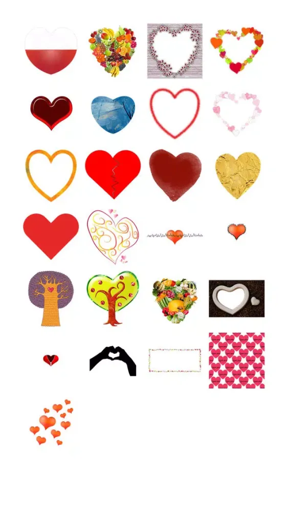 Captures d'écran de Hearts Sticker Pack!