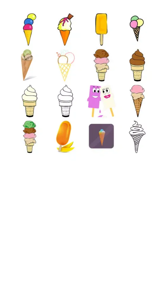 Capturas de tela do Ice Cream Eight Sticker Pack