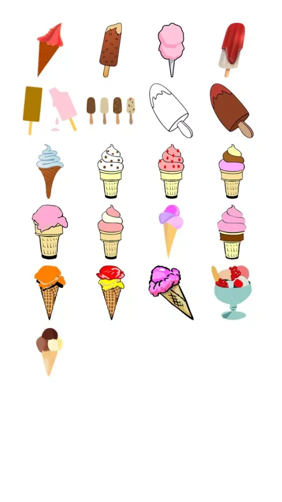 Capturas de pantalla de Ice Cream Seven Sticker Pack
