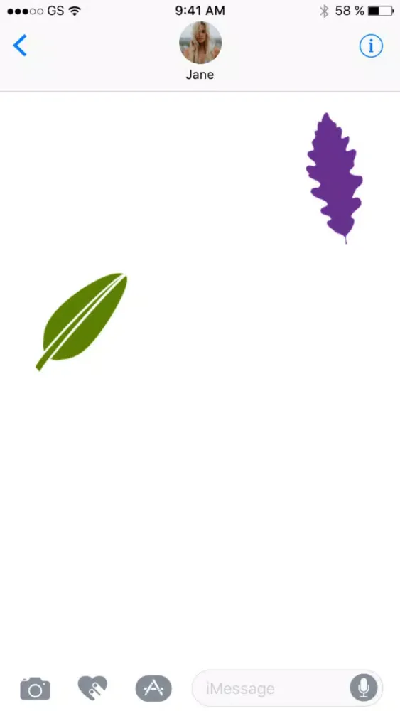 تصاویر Leaf Sticker Pack!