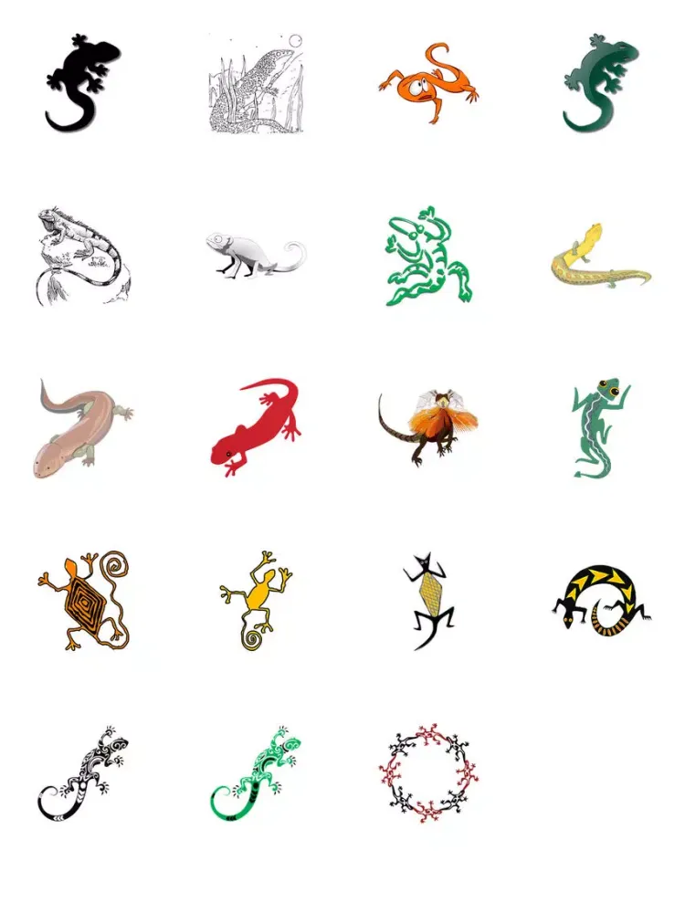 صور Lizards One Sticker Pack iPad 