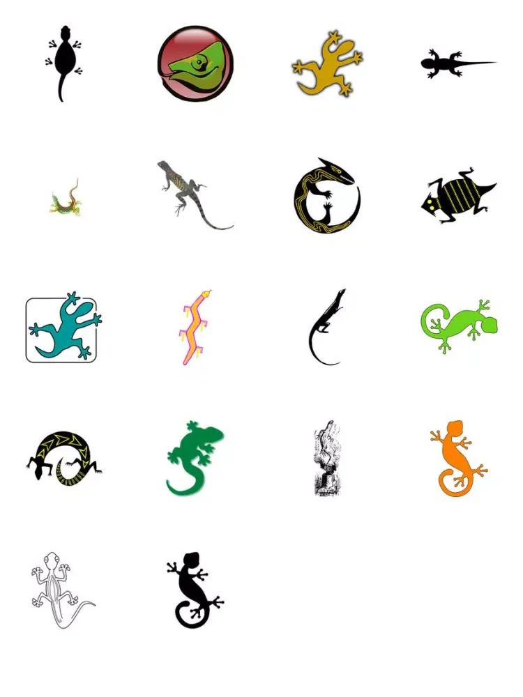 Lizards Two Sticker Pack iPad 應用截圖
