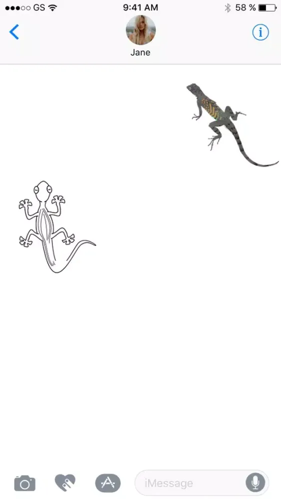Lizards Two Sticker Pack應用截圖