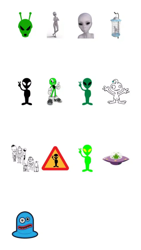 Captures d'écran de More Aliens Three Sticker Pack