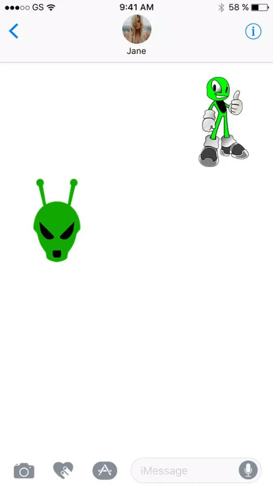 Captures d'écran de More Aliens Three Sticker Pack