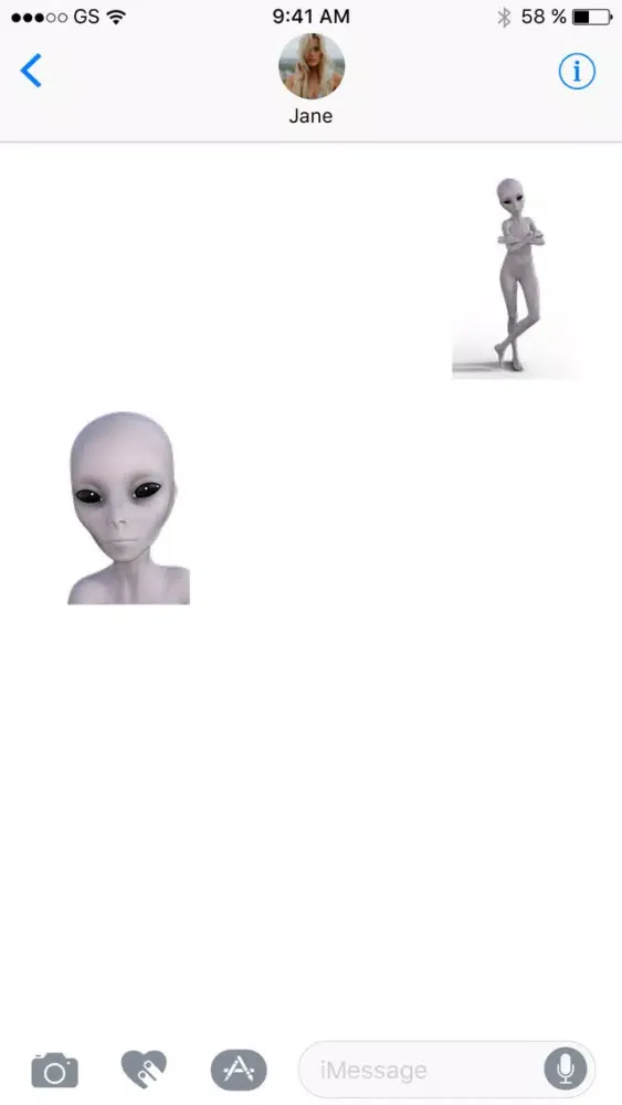 Captures d'écran de More Aliens Three Sticker Pack