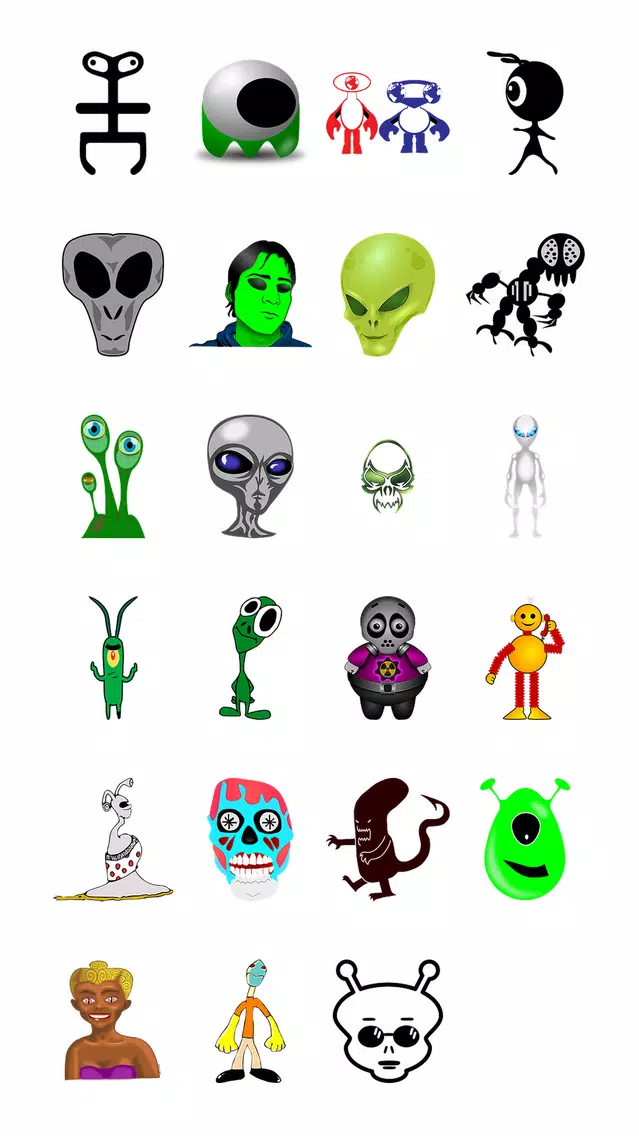 More Aliens Two Sticker Pack स्क्रीनशॉट