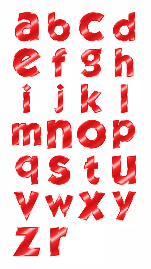 More Alphabets Three Sticker Pack应用截图