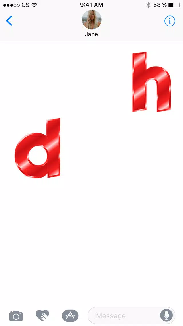 More Alphabets Three Sticker Pack应用截图