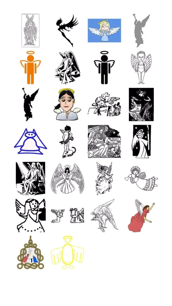 Tangkapan skrin More Angels One Sticker Pack