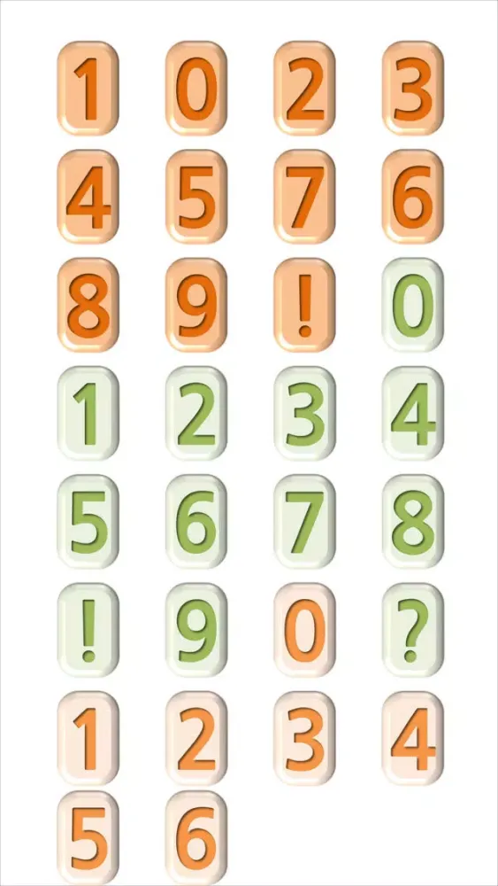Ảnh chụp màn hình của Number Pack Two Sticker Pack