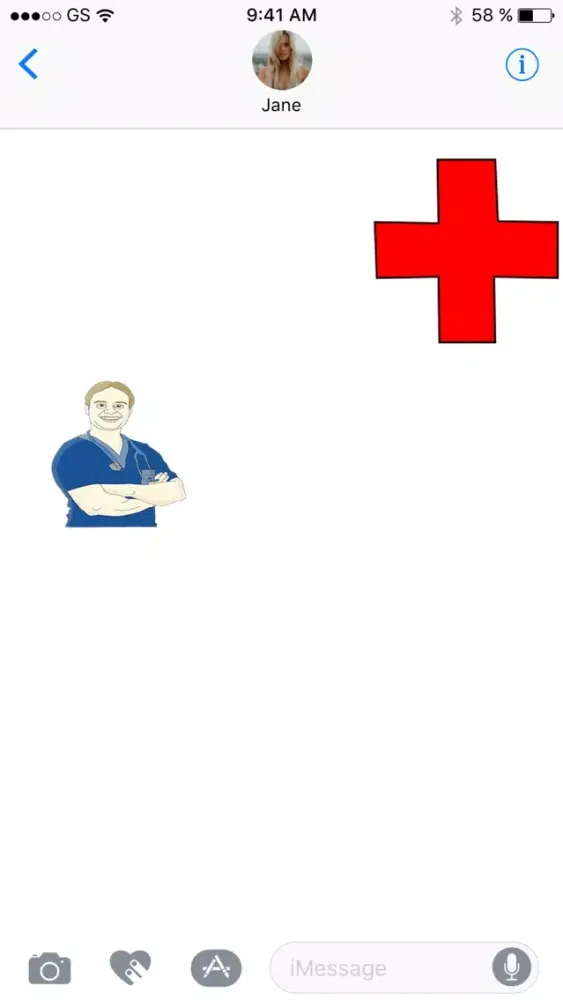 Captures d'écran de Nurse Sticker Pack