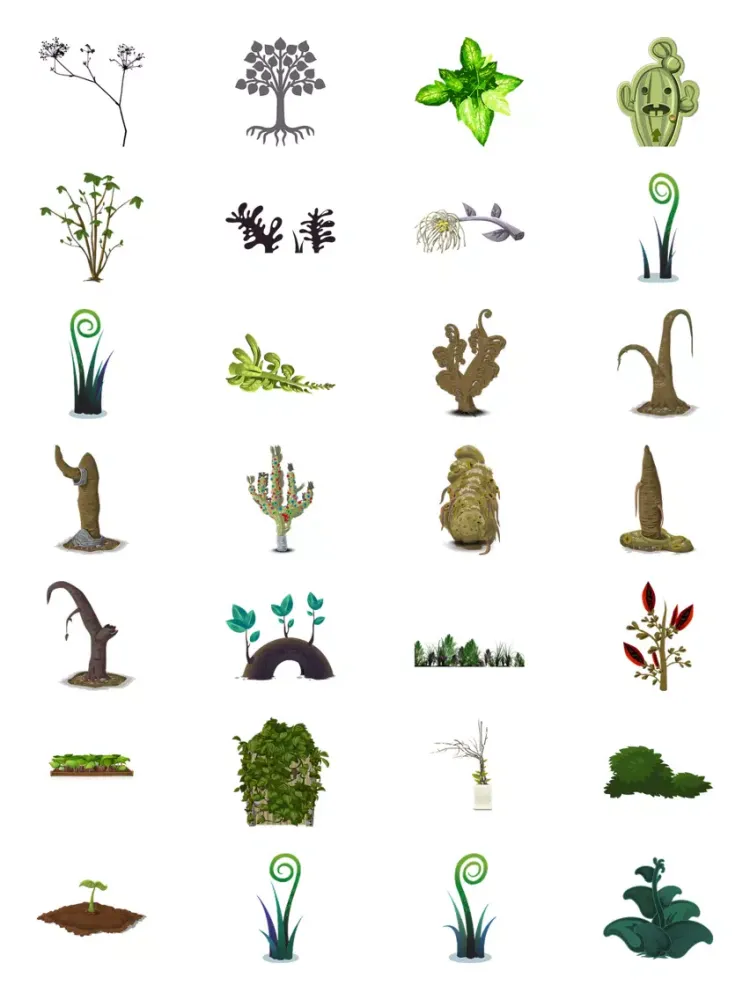 Plant Sticker Pack iPad 應用截圖