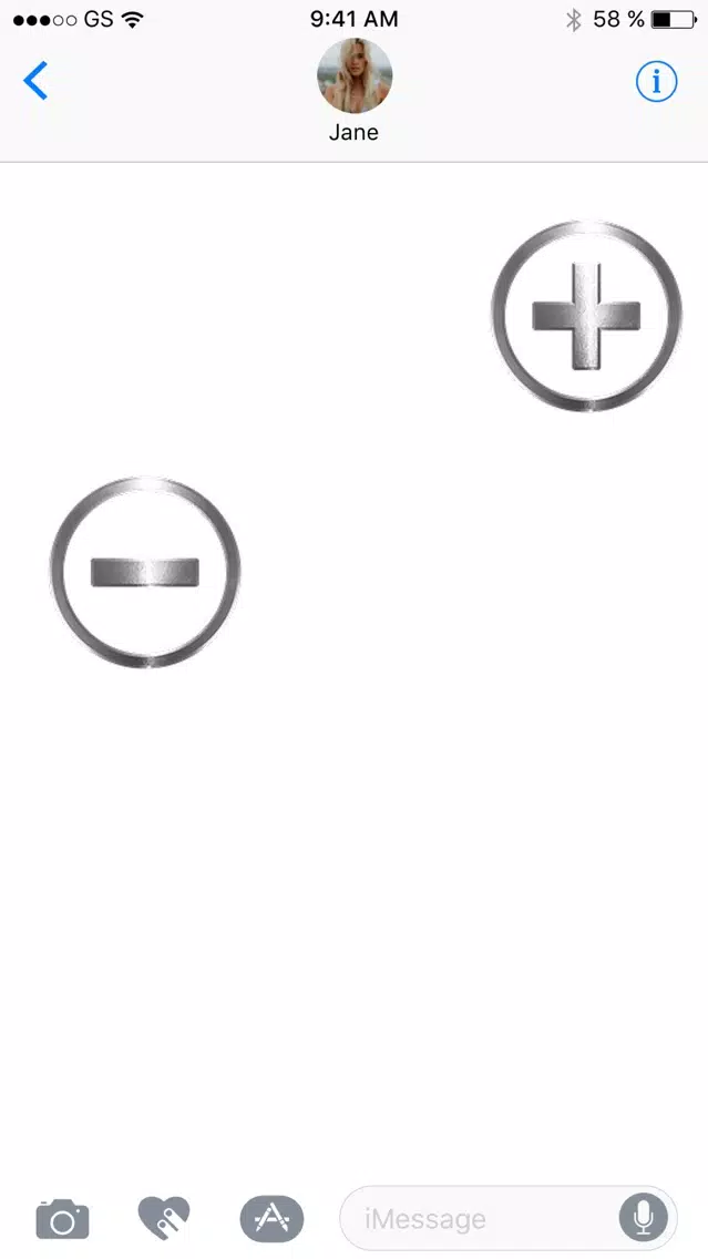 Captures d'écran de Silver Icons Sticker Pack