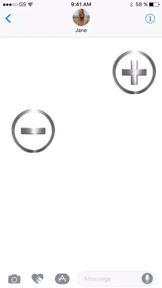 Silver Icons Sticker Pack سکرین شاٹس