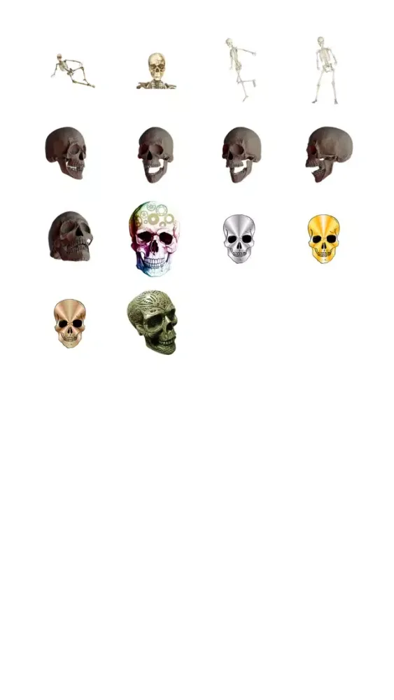 Skeleton Sticker Pack! Screenshots