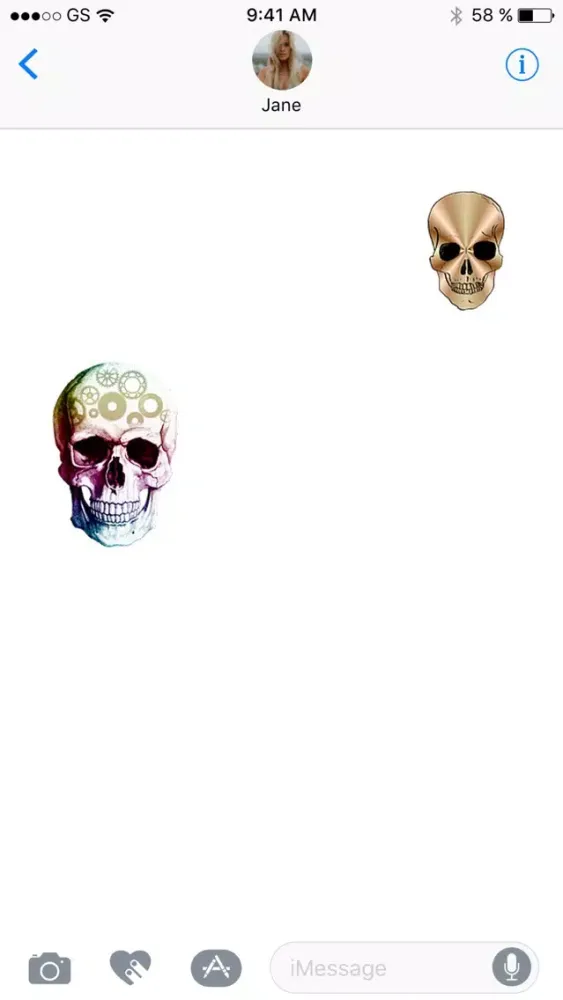 Skeleton Sticker Pack! Screenshots