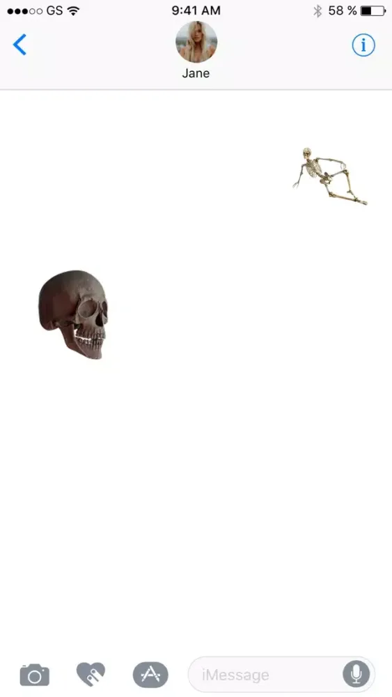 Skeleton Sticker Pack! Screenshots