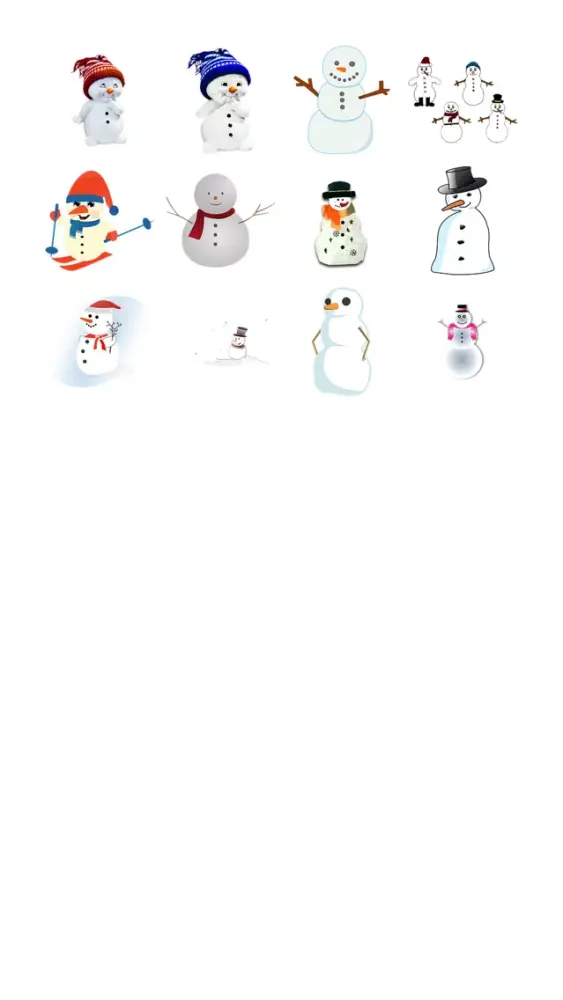 Snowman Sticker Pack スクリーンショット