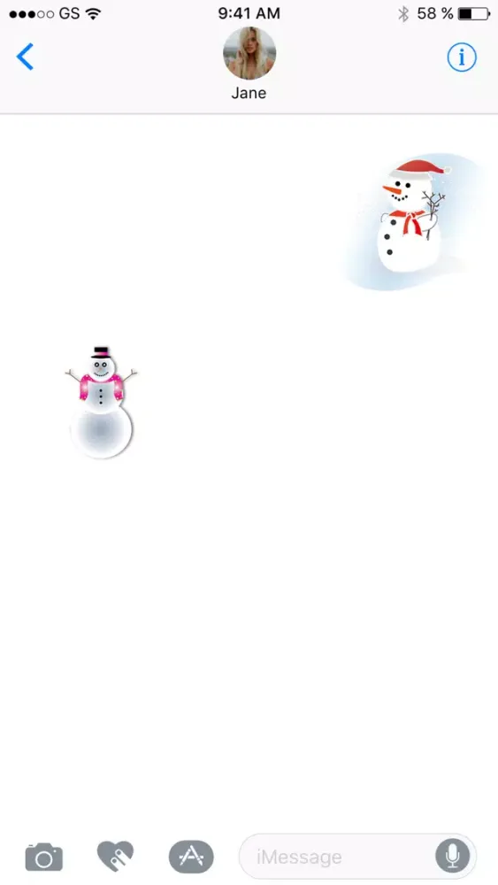 Snowman Sticker Pack スクリーンショット
