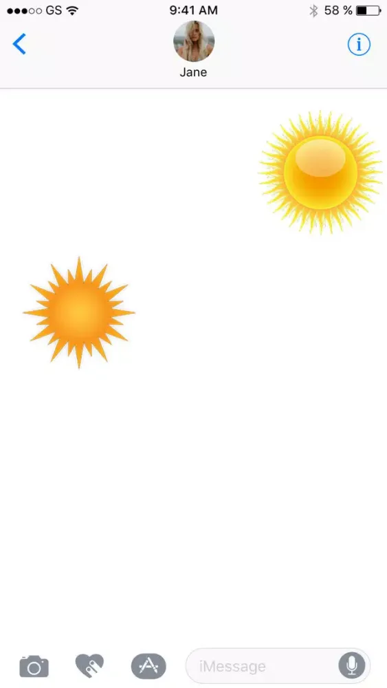 Sun Sticker Pack স্ক্রিনশট