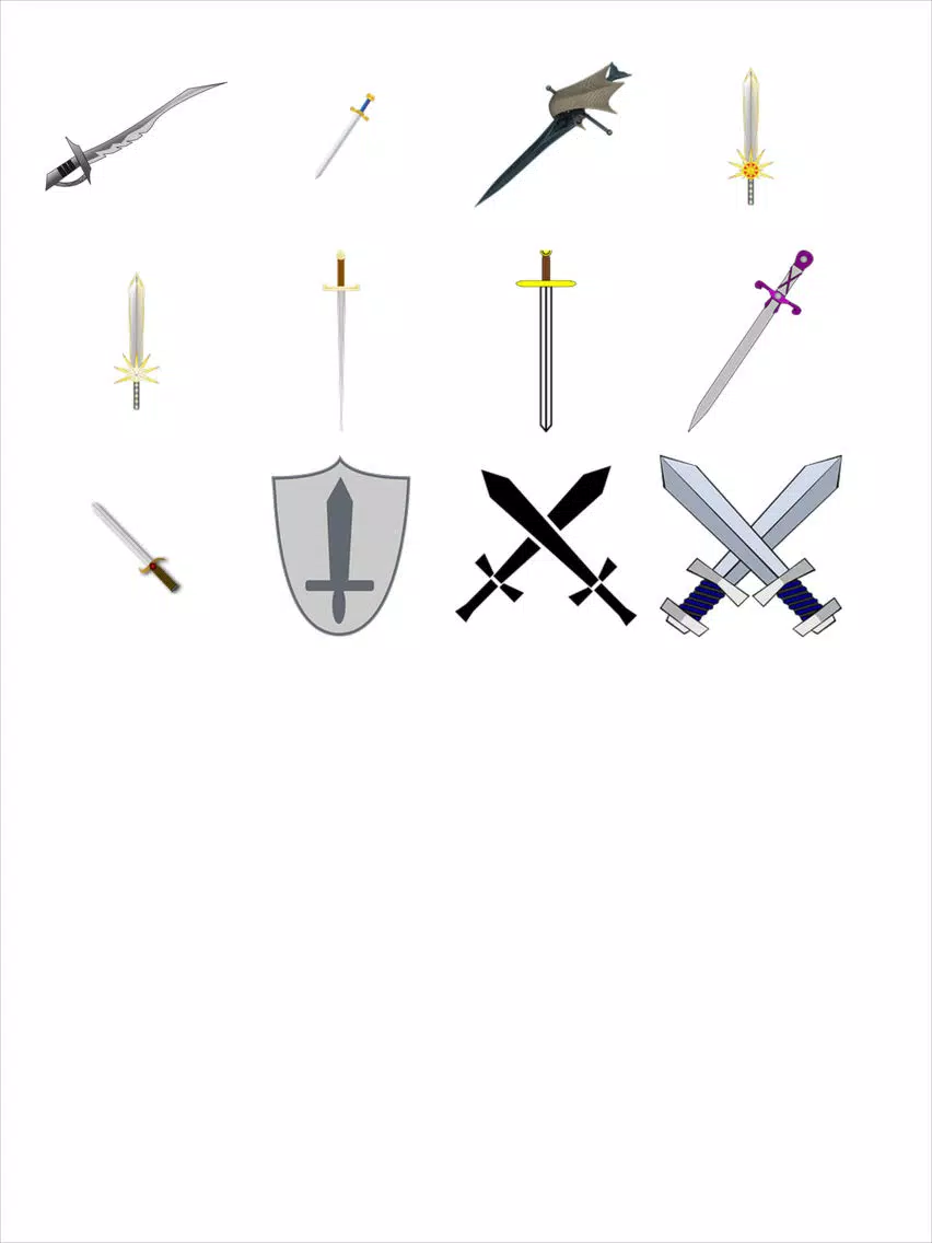 صور Swords Sticker Pack iPad 