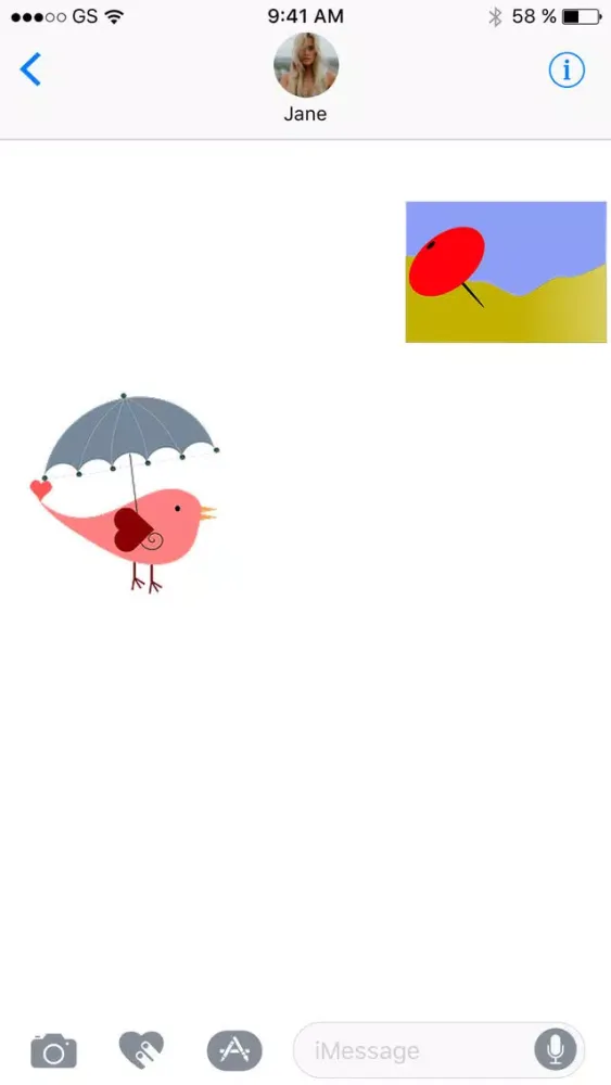 Umbrellas Two Sticker Pack Screenshots