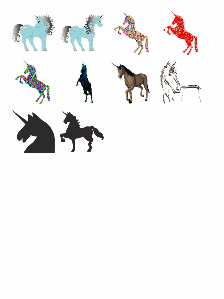 Capturas de pantalla de Unicorn Two Sticker Pack iPad 