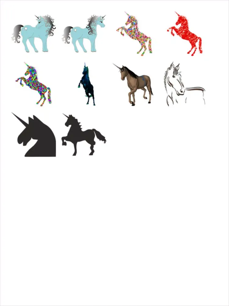 Unicorn Two Sticker Pack iPad  Screenshots