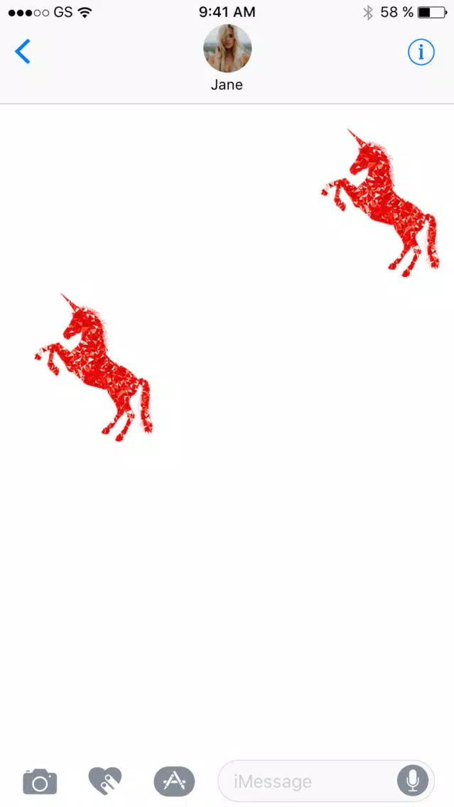 Capturas de pantalla de Unicorn Two Sticker Pack