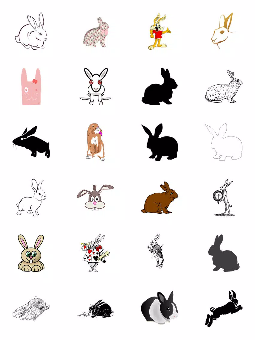Zrzuty ekranu Wild Rabbits One Sticker Pack iPad 