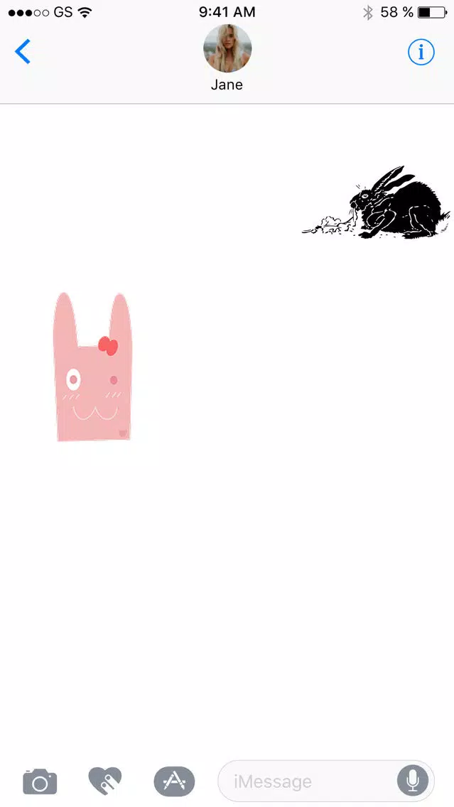 Zrzuty ekranu Wild Rabbits One Sticker Pack