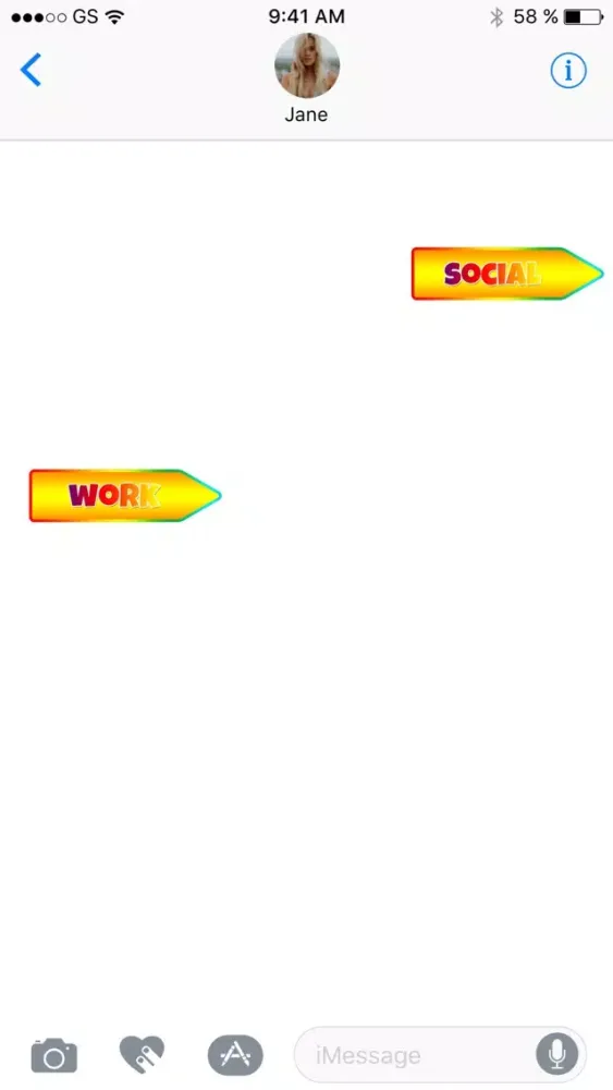 تصاویر Yellow Arrows Sticker Pack