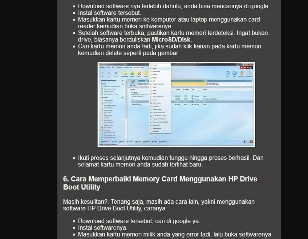 how to improve memory card スクリーンショット