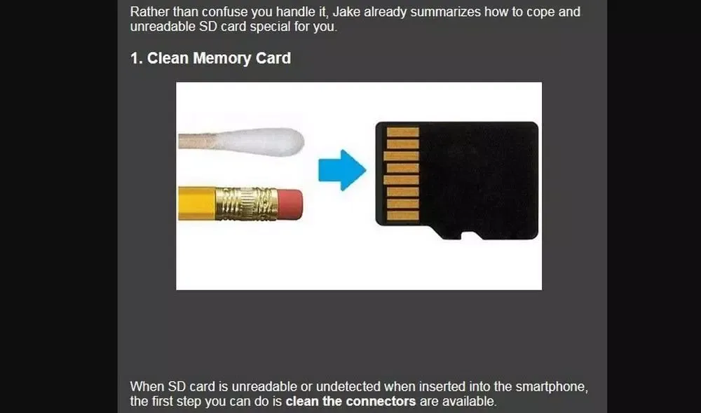 how to improve memory card スクリーンショット